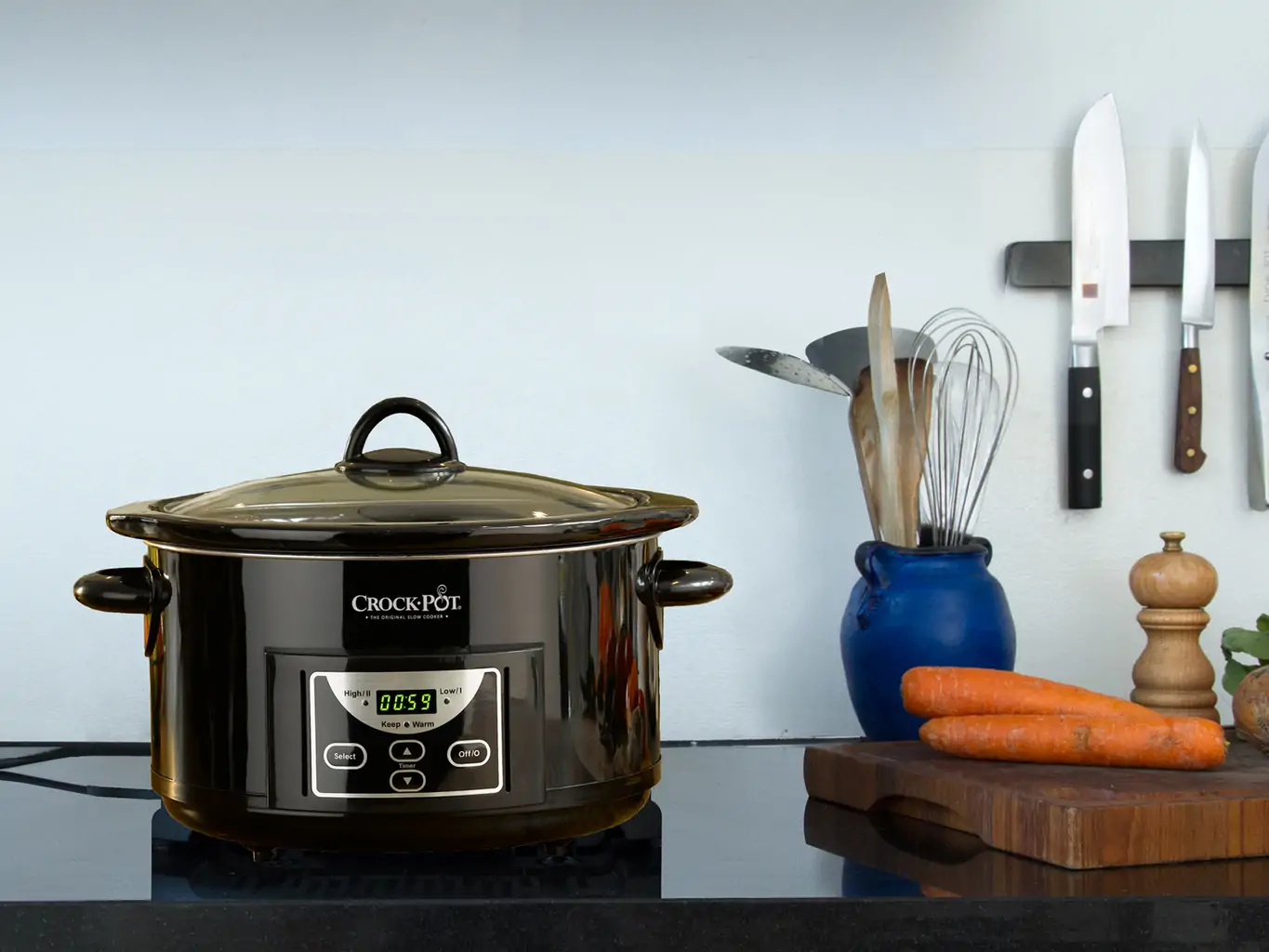 Aparat za sporo kuhanje CROCKPOT 4,7L - digitalni, crni