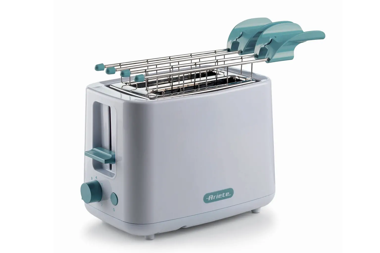 Toster ARIETE mod. 157 - 2 kriške s hvataljkama, bijeli
