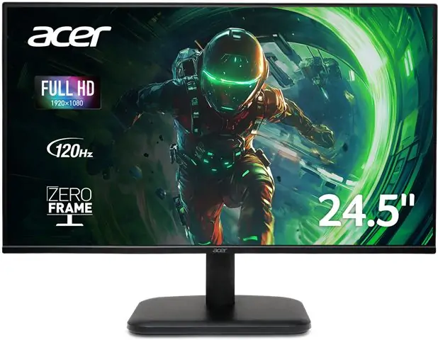 Acer EK251Q 24.5" IPS, HDMI, VGA, 120Hz, ZeroFrame