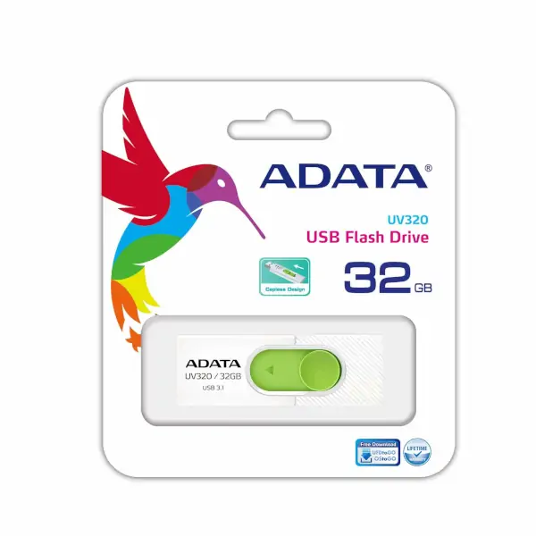 MEM UFD 32GB UV320 WhiteGreen USB 3.2 AD
