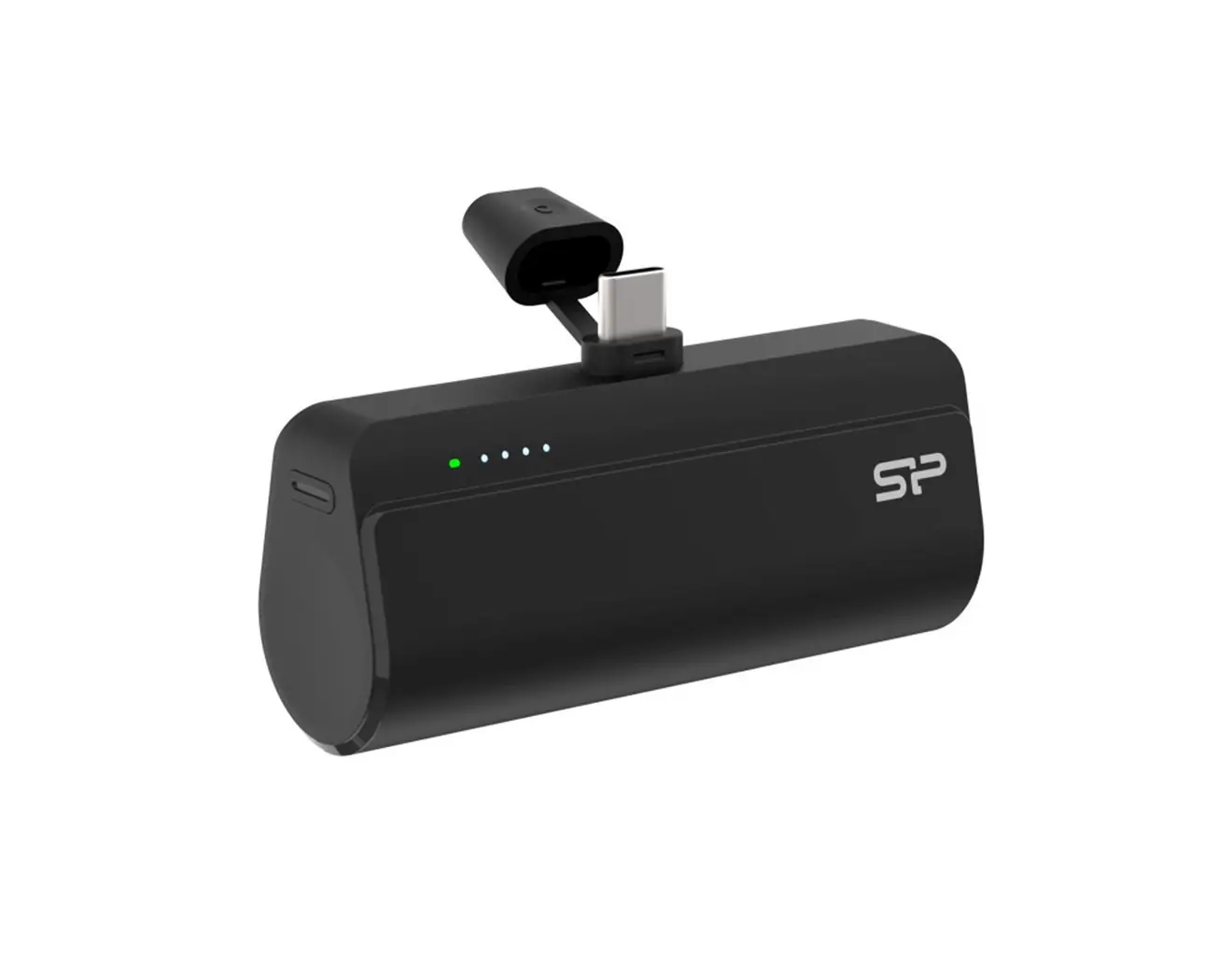 Power Bank 5000mAh Silicon Power QD50, 20W, QC3.0+PD, crni