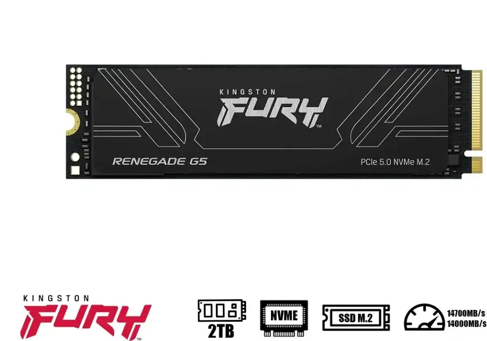 SSD 2TB Kingston FURY Renegade Gen5 M.2 2280 NVMe SFYR2S/2T0