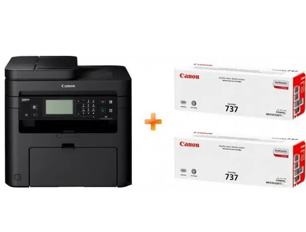 Canon laser i-SENSYS MF237w + 2xCRG737