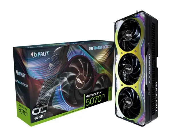 Palit RTX5070TI GameRock OC, 16GB GDDR7