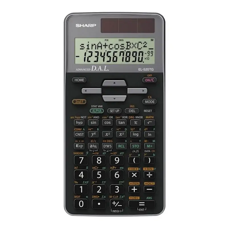 Kalkulator tehnički 10+2 mjesta 400 funkcija Sharp EL520TGGY