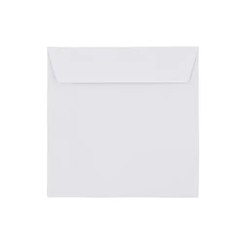 Etui za 1 CD papirnati bijeli s preklopom bez prozora 125x125 1/1