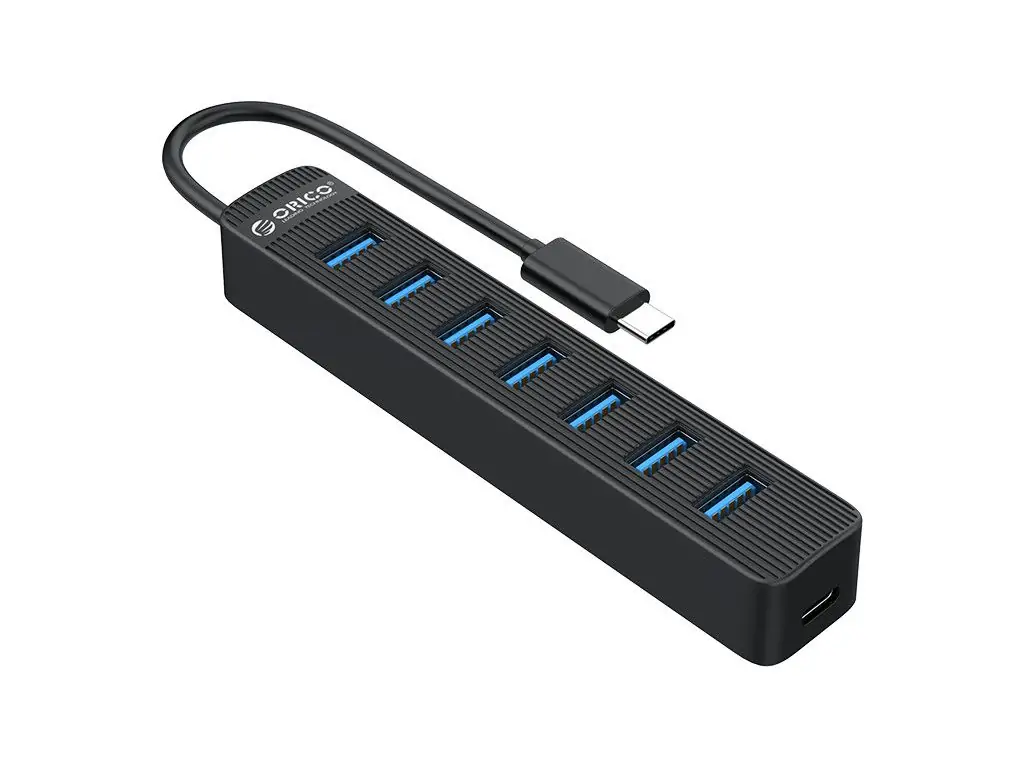 USB HUB ORICO TWC3-7A 7-port USB 3.0, 15cm USB-C