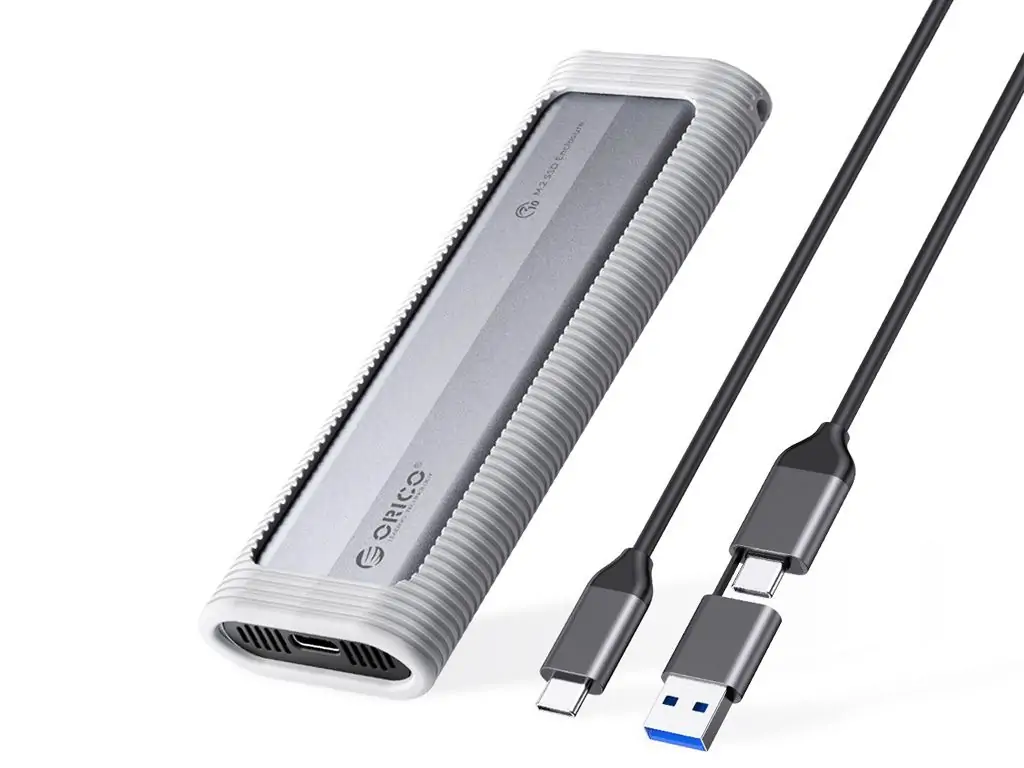 Vanjsko kucište za M.2 SSD NMVe/SATA USB3.1 Gen2 Type-C, ORICO AXM2S-G2-V1