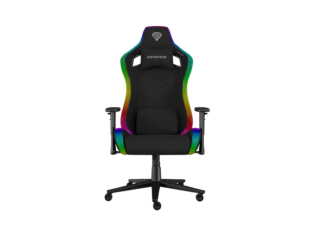 Genesis Trit 660 RGB, gaming stolica, crna