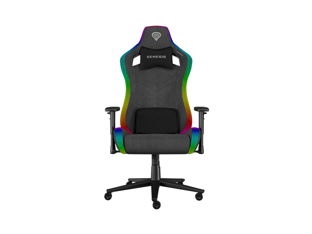 Genesis Trit 660 RGB, gaming stolica, siva