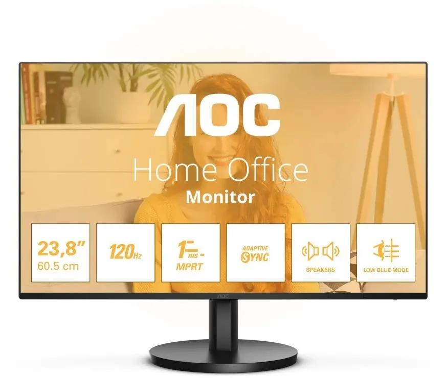 AOC LED IPS 23,8" 24B3QA2, HDMI, USB-C, zvuč.