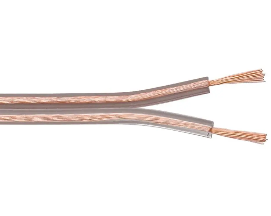 Kabel za zvučnik 2x0.75 prozirni 10m kolut GOOBAY