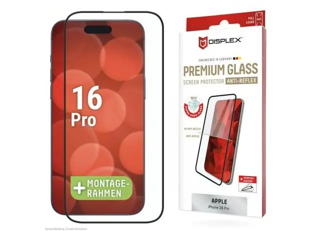 Oprema za mobitel Apple iPhone 16 Premium glass full cover Displex