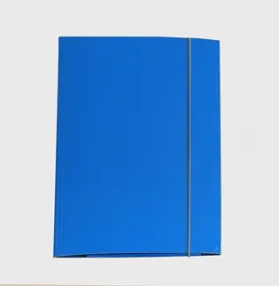 Fascikl s gumicom kartonski A4 25x34,2cm svijetlo plavi