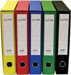 Registrator A4 uski Lipa Mill crni s kutijom