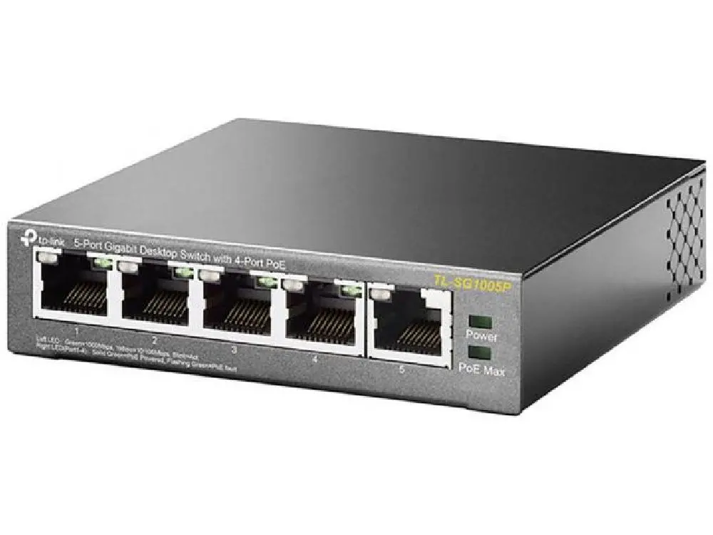 TP-LinkTL-SG1005P 5-Port Gigabit  Switch 4xPoE