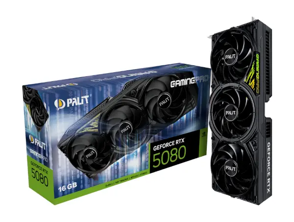 Palit RTX5080 GamingPro, 16GB GDDR7 Palit RTX5080 GamingPro, 16GB GDDR7