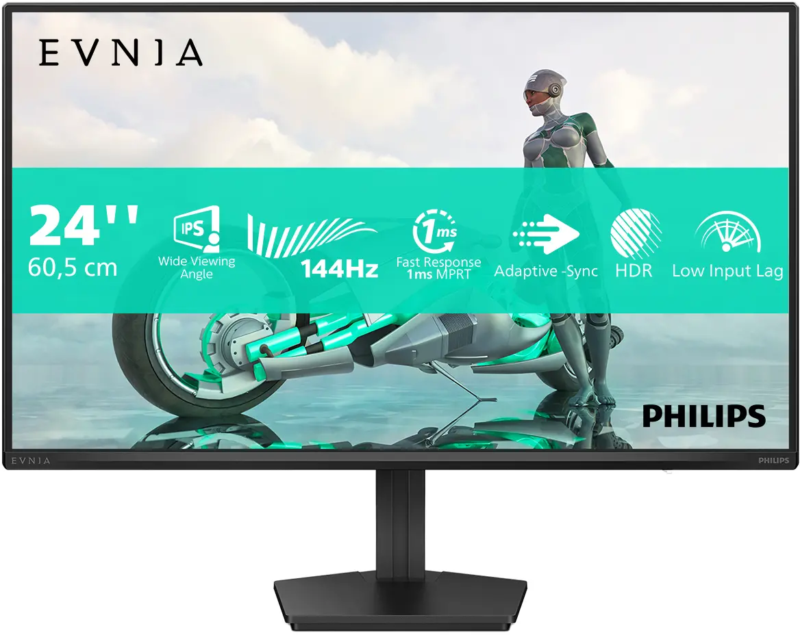 Philips IPS 24" 24M2N3200NF, HDMI, DP, 144Hz