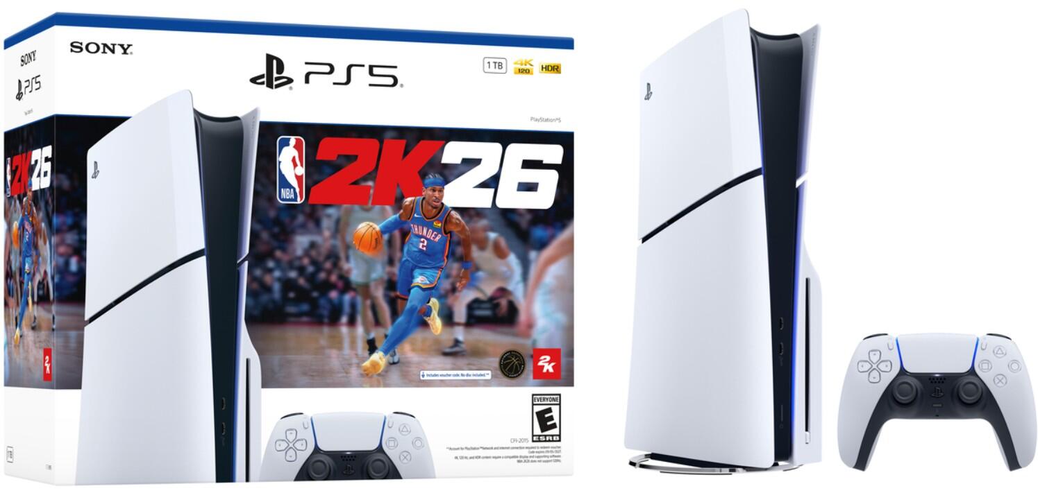 Igraća konzola PlayStation 5 Slim D chassis + NBA 2K26 VCH