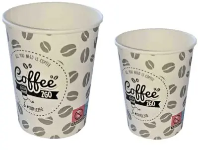 KON. Čaša papirnata 0,25L (280cc) "Coffee 2go", crno-bijele, 50/1 (art.352) KON. Čaša papirnata 0,25L (280cc) "Coffee 2go", crno-bijele, 50/1 (art.352)