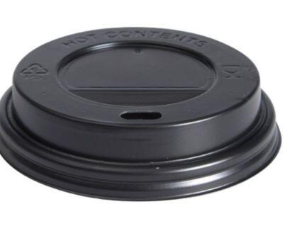 KON. Poklopac za pap. čaše P70, crni, 50/1 (392)
