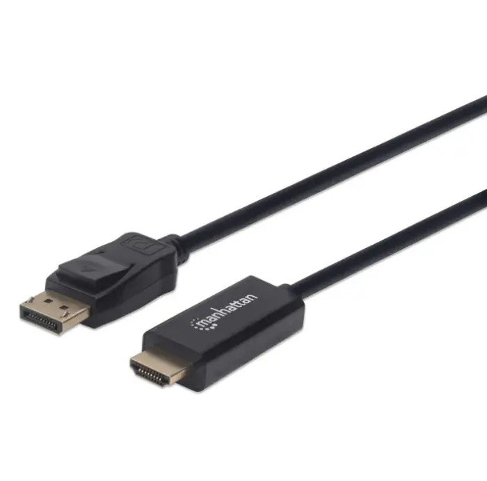 Manhattan kabel DisplayPort to HDMI M/M,1080p,1.8m Manhattan kabel DisplayPort to HDMI M/M,1080p,1.8m