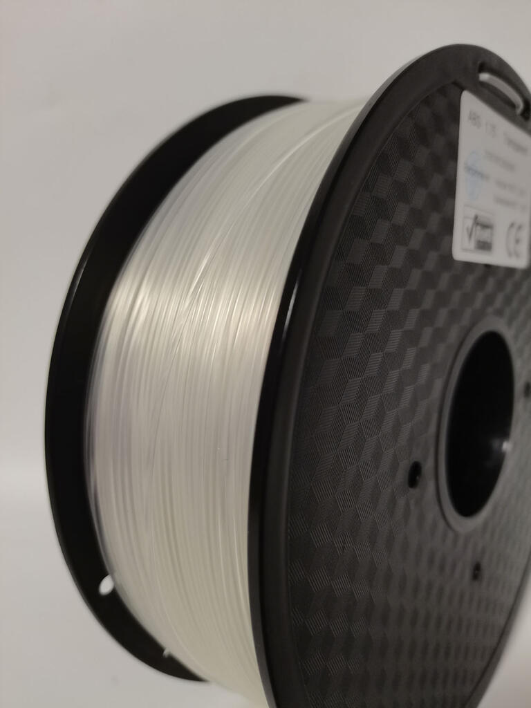 ABS filament 1.75 mm, 1 kg, transparent