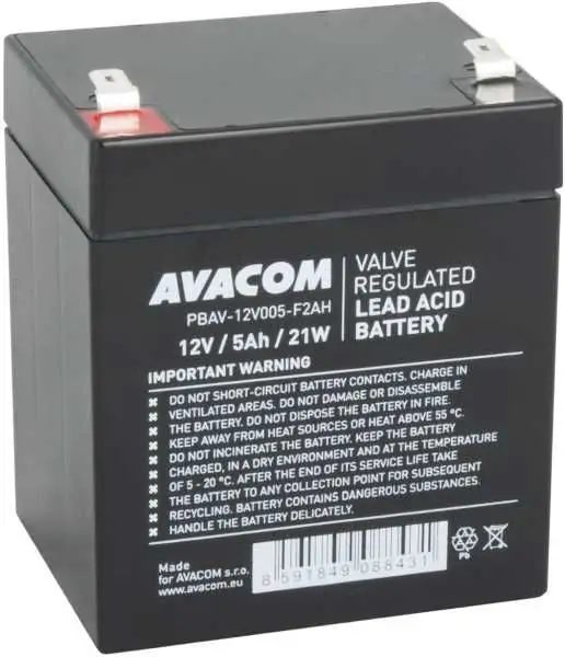 Baterija AVACOM PBAV-12V005-F2AH  F2, 12V/5Ah