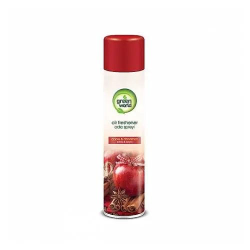 SAN. Osvježivač prostora u spreju Green World 400ml Jabuka i cimet SAN. Osvježivač prostora u spreju Green World 400ml Jabuka i cimet