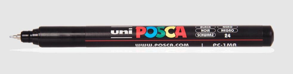 Marker permanentni Uni Posca PC-1MR 0,7mm crni