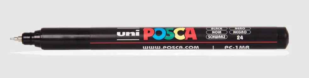 Marker permanentni Uni Posca PC-1MR 0,7mm crni Marker permanentni Uni Posca PC-1MR 0,7mm crni
