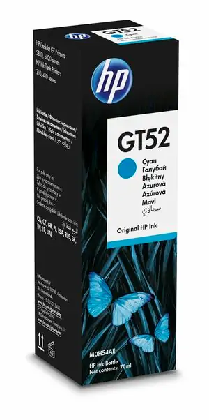 Tinta HP  M0H54AE Cyan No.GT52 (MMG)