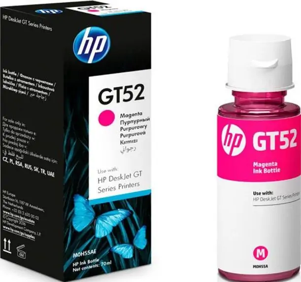 Tinta HP  M0H55AE Magenta No.GT52 (MMG)