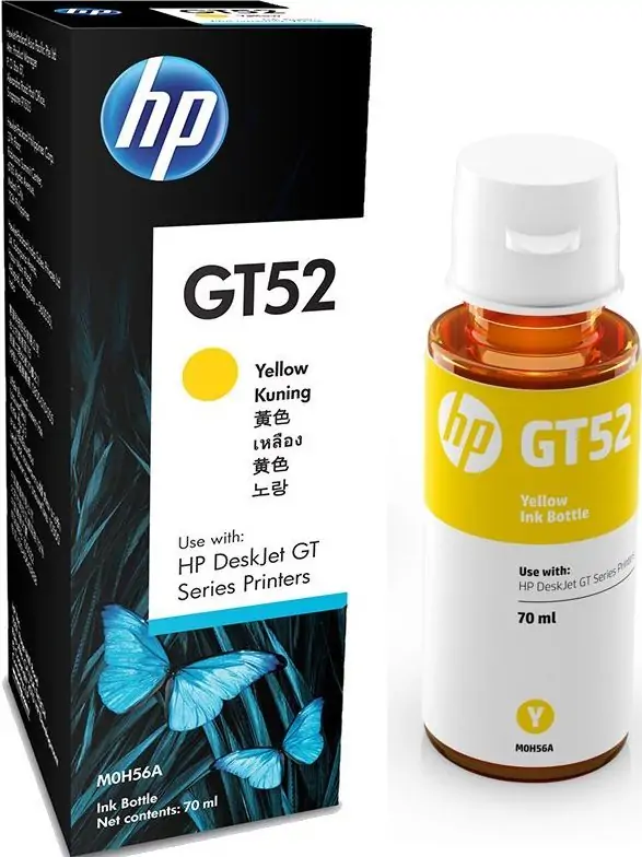 Tinta HP  M0H56AE Yellow No.GT52 (MMG)