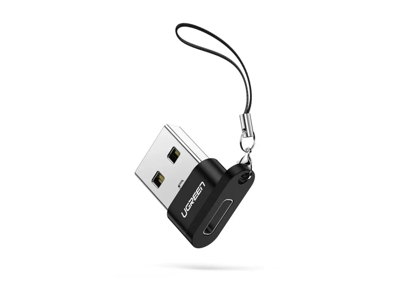 Adapter UGREEN USB-C 3.1 (Ž) na USB-A 2.0 (M), crni