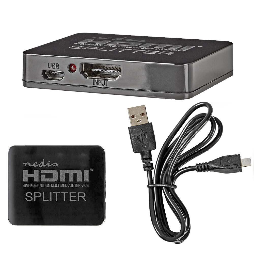 Razdjelnik Hdmi 1-In -> 2-Out Nedis