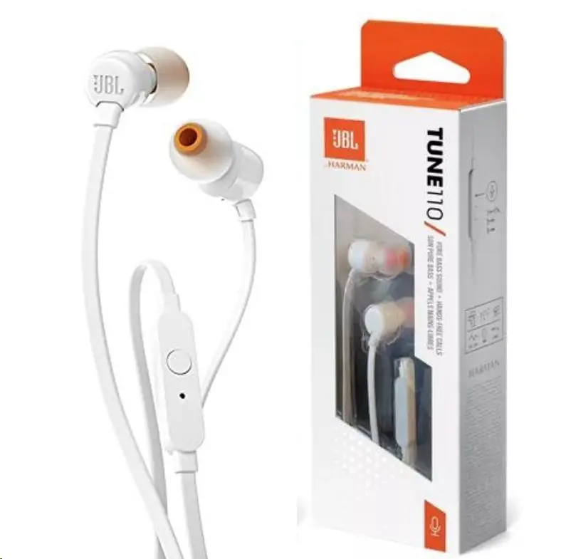 Slušalice+mikrofon JBL Tune 110 white