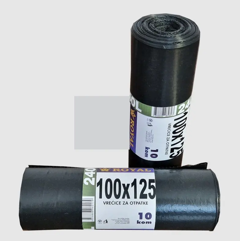 Vreća za smeće100x125cm 10/1 LDPE extra čvrste