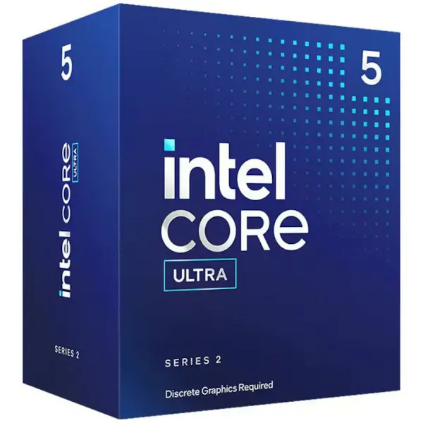 Intel Ultra 5 225F, 3,3/4.9GHz,6P/4E, LGA1851