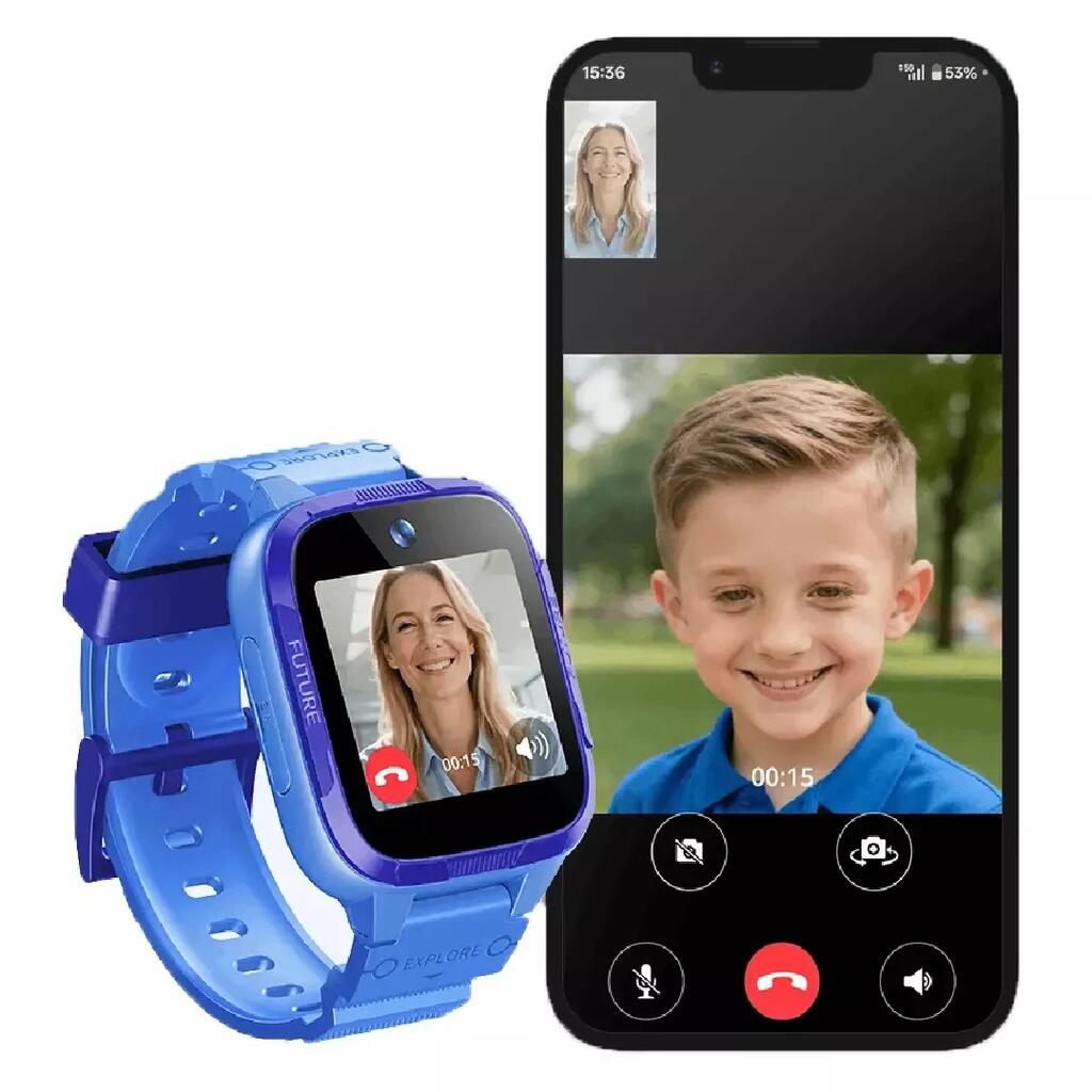 Smart watch 360 Kids Watch E3 Pro Blue