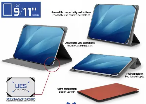 Port navlaka za tablet Noumea II 9/11", plava