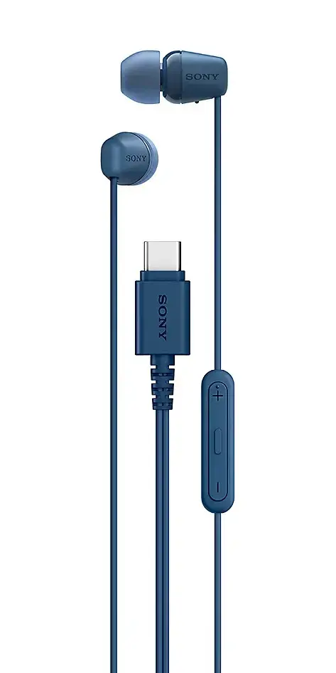 Sony IER-EX15C, USB-C slušalice, plava
