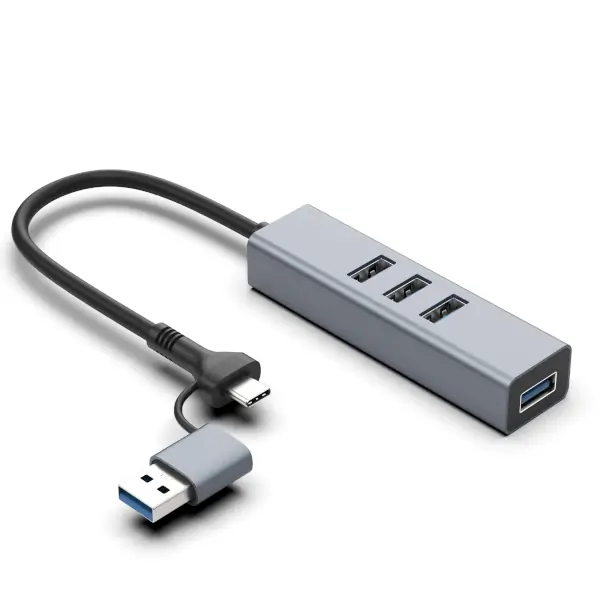 USB HUB 3.0 ASONIC N-UH344 eksterni 4-portni, Tip A/C
