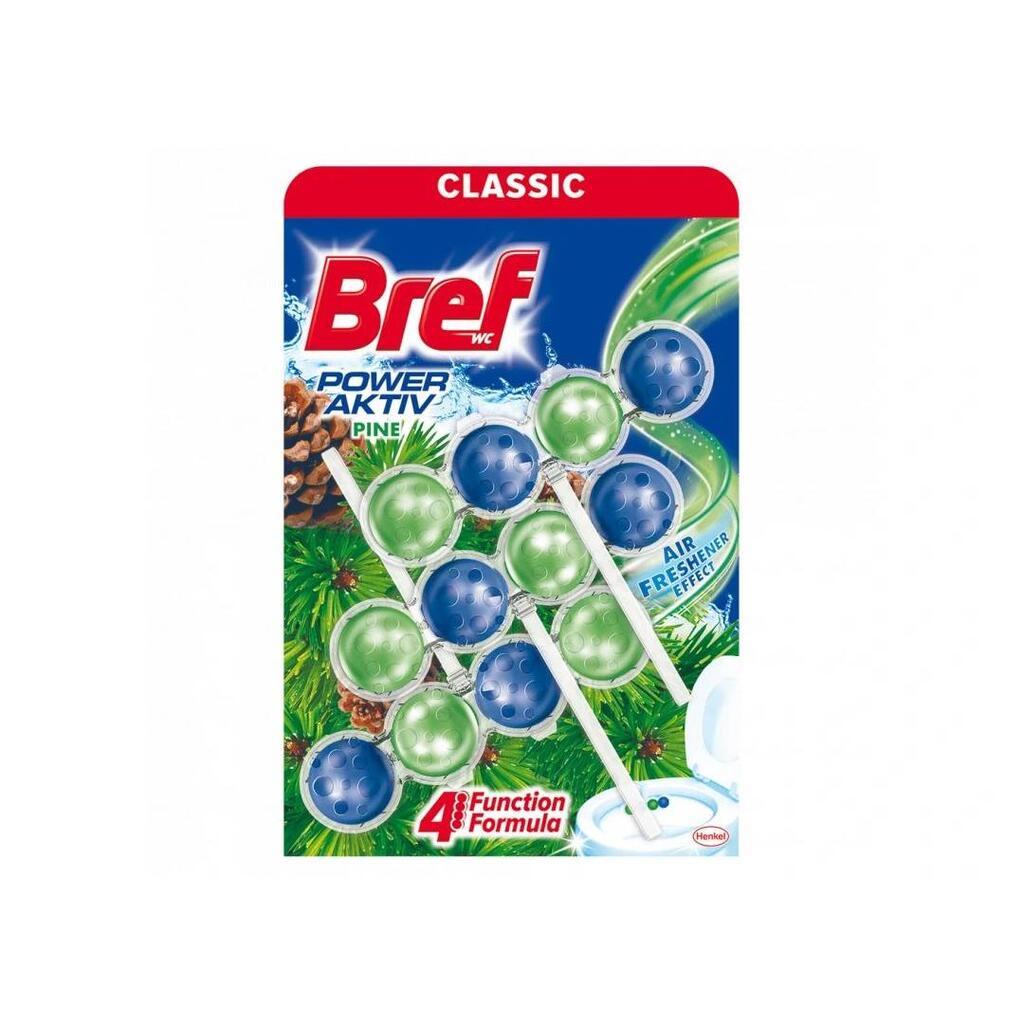 SAN. Osvježivač za wc školjku s košaricom 50g Bref power aktiv Pine 3/1