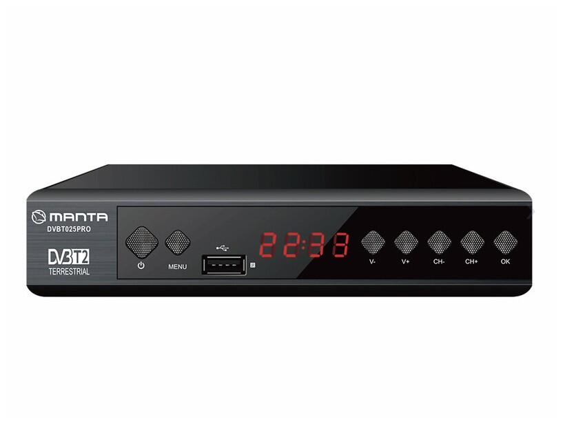 TV tuner MANTA DVBT025PRO, DVB-T2 HEVC/H.265