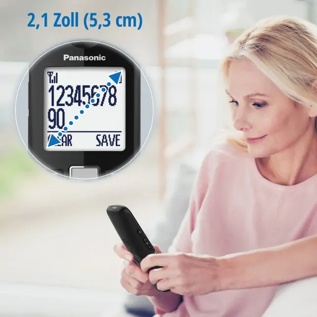 Telefon PANASONIC KX-TGU432EXB bežični, dvije slušalice, tajnica
