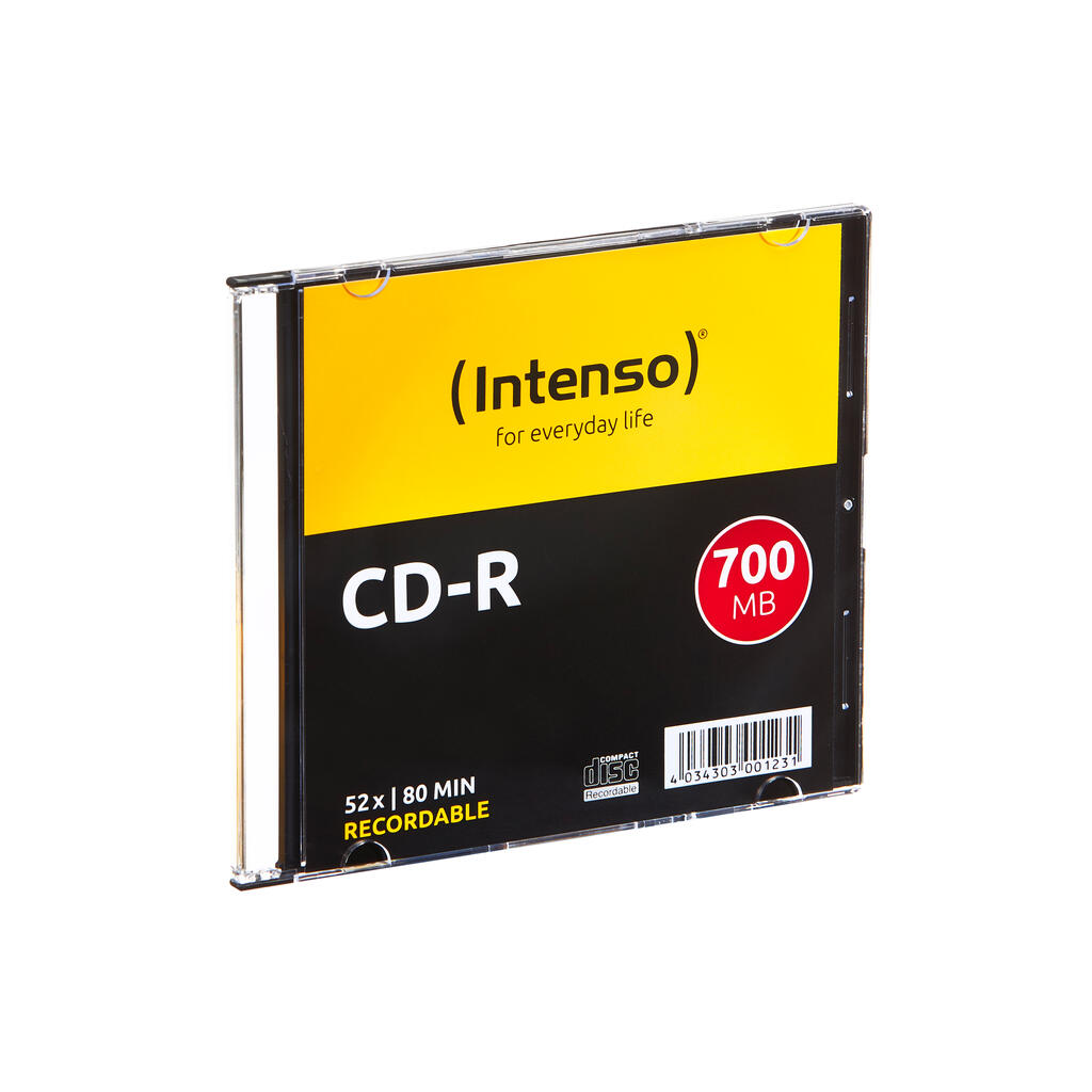 CD-R medij INTENSO 700MB 52x speed, Slim Case, 1/1