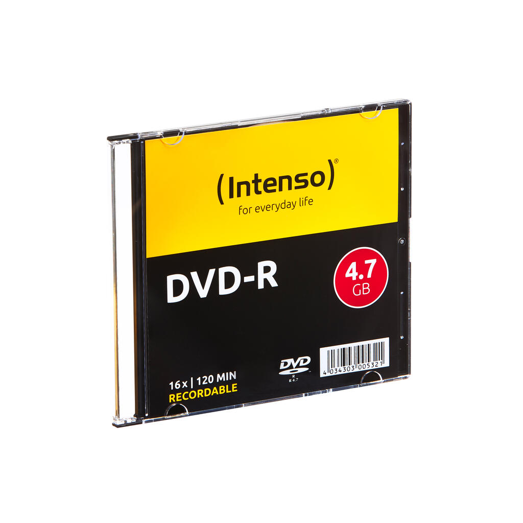 DVD-R medij INTENSO 4.7GB 16x speed, Slim Case, 1/1