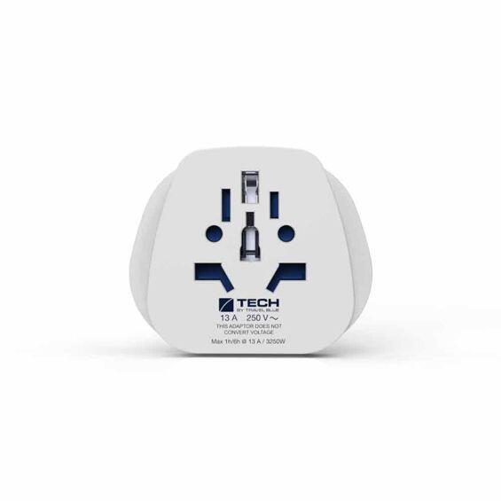 Adapter Putni TRAVEL BLUE, World to Europe 914, Bijeli