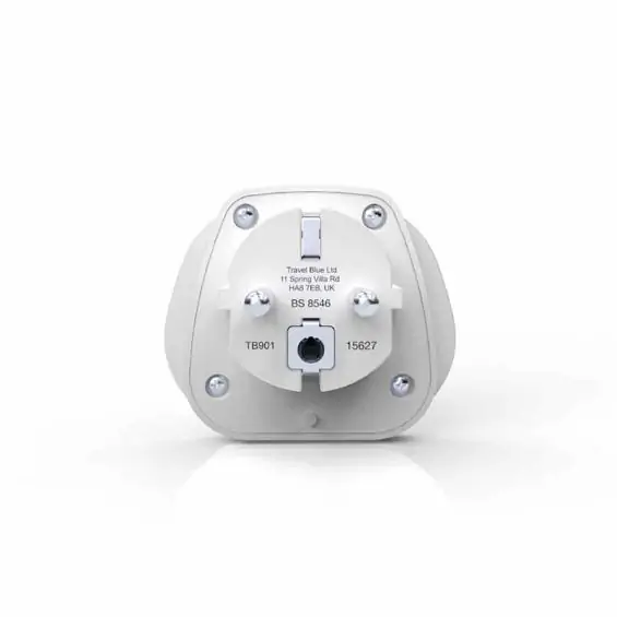 Adapter Putni TRAVEL BLUE, World to Europe 914, Bijeli